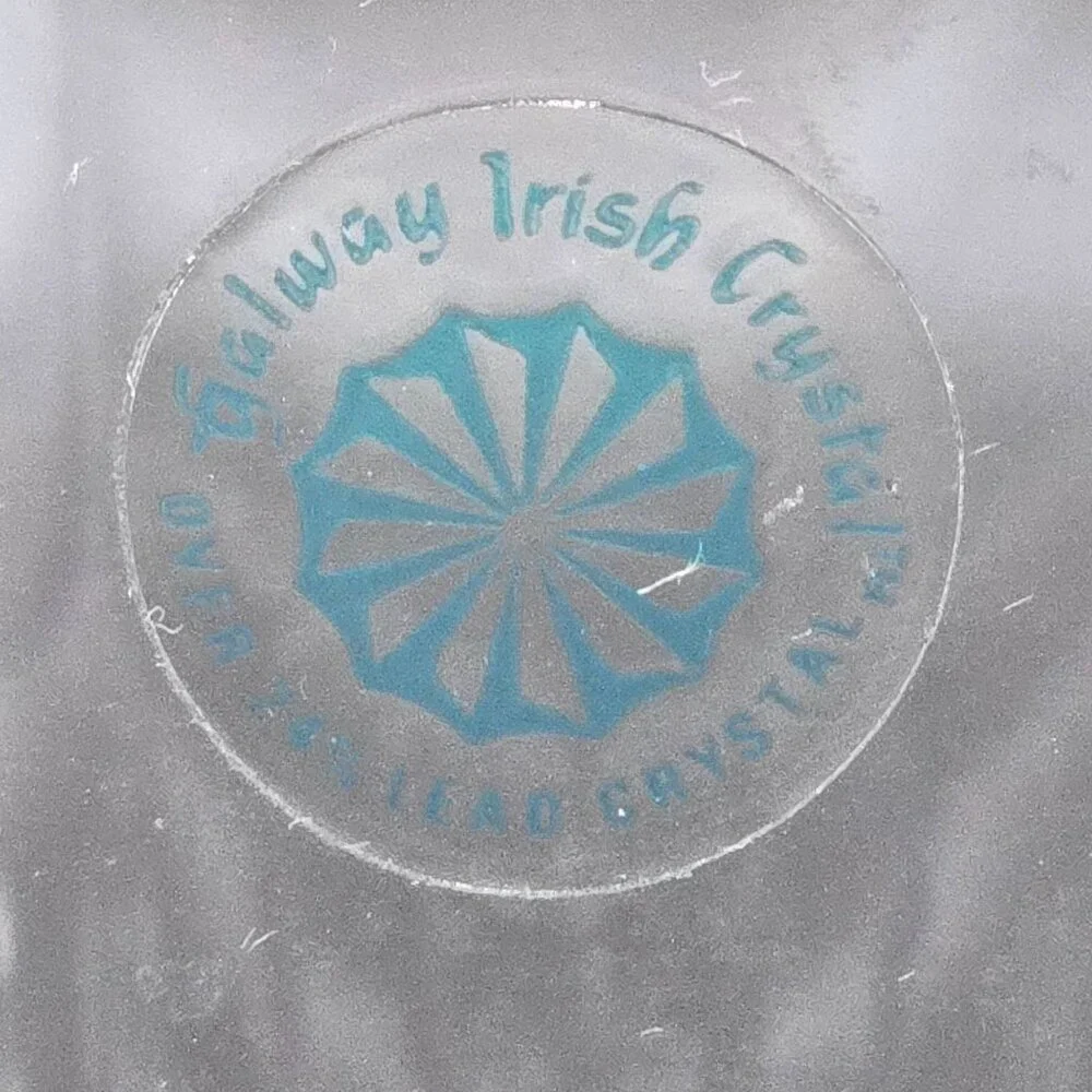 Galway Irish Crystal Baldmore Crystal Highball & Whiskey Glasses Set Of 4 DH1300 - Picture 12 of 15